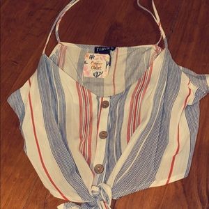 NWT copper closet crop top